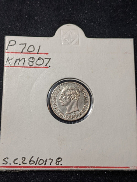 Denmark 1912 h 10 Ore KM# 807