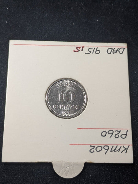 Brazil 1987 10 Centavos KM# 60
