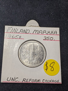 Finland 1965 S Markka KM# 49