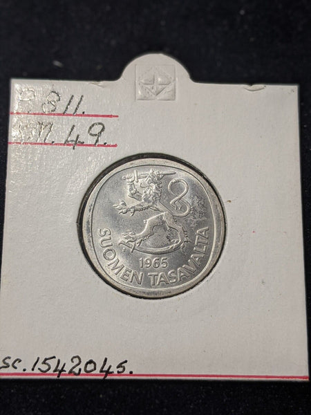 Finland 1965 S Markka KM# 49