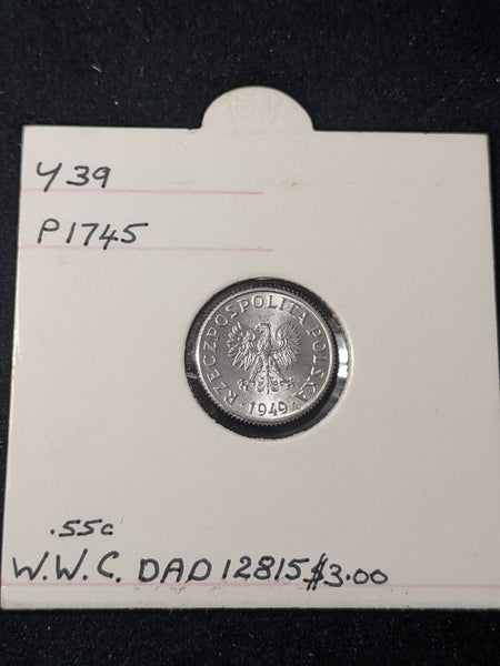Poland 1949 Grosz Y# 39