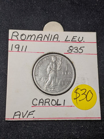 Romania 1911 Leu KM# 42