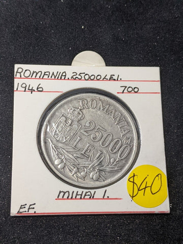 Romania 1946 25000 Lei KM# 70