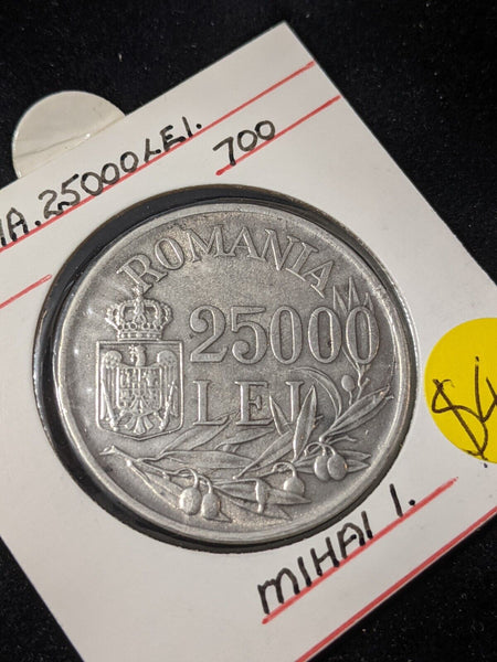 Romania 1946 25000 Lei KM# 70