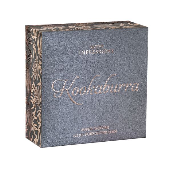 2025 Native Impressions - 1oz Kookaburra Silver Super Incused Rose Gold Coin