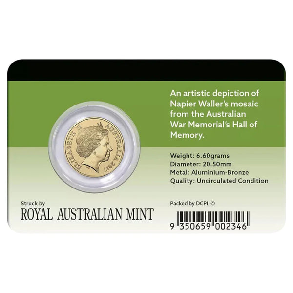 2017 $2 Lest We Forget - Uncirculated Coin Pack