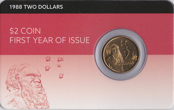 1988 $2 First Year of Issue Coin Pack
