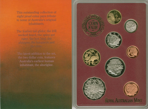 1989 Australia RAM 8 Coin Proof Set