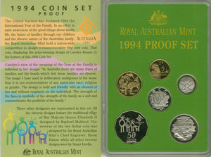 1994 International Year of the Family Proof Set