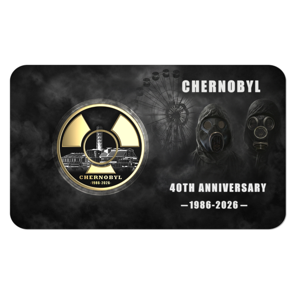 2026 40th Anniversary of Chernobyl BU Coin Solomon Islands 50 cent