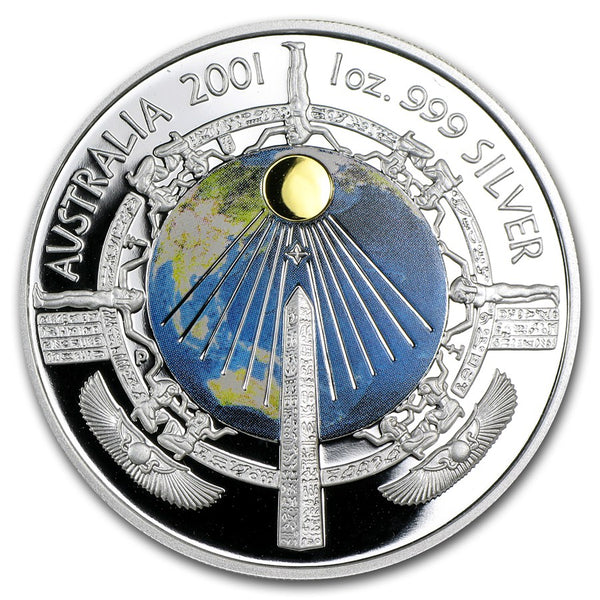 2001 1oz Silver Millennium Coin