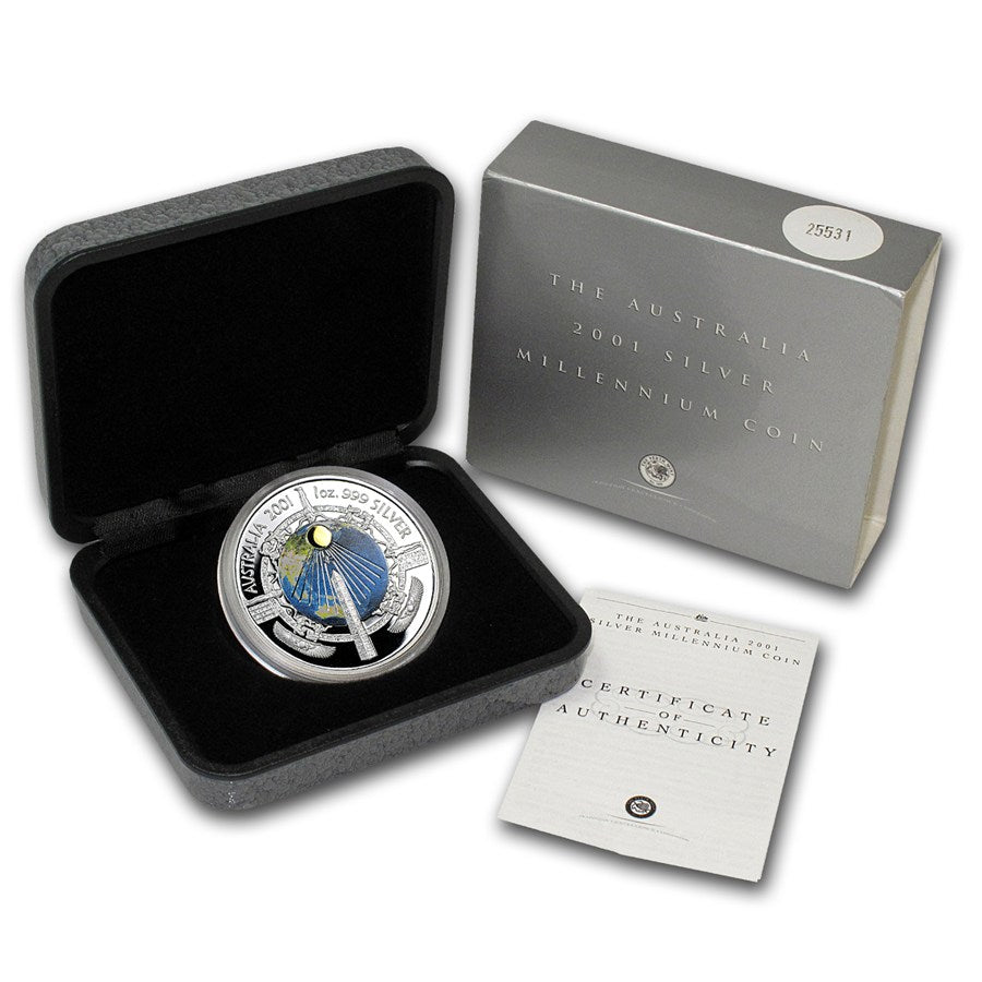 2001 1oz Silver Millennium Coin