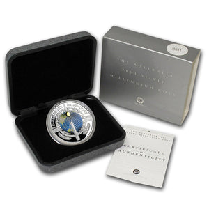 2001 1oz Silver Millennium Coin