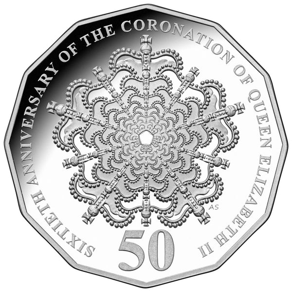 2013 Fifty Cent Proof Coin 60th Anniversary of the Coronation of Elizabeth II