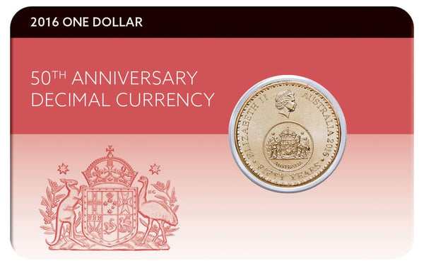 2016 $1 50th Anniversary Of Decimal Currency Coin Pack