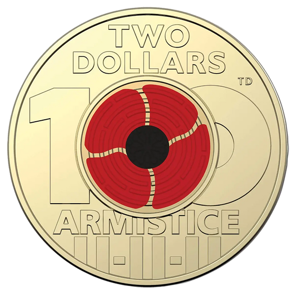 2018 $2 Remembrance Day - Armistice UNC Coin Pack