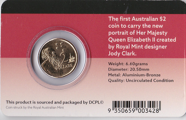 2019 $2 Clark Portrait First Year of Issue Coin Pack