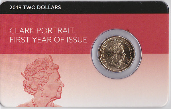 2019 $2 Clark Portrait First Year of Issue Coin Pack