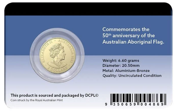 2021 $2 - Australian Aboriginal Flag 1971-2021 - Al-Br Coin Pack