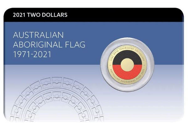 2021 $2 - Australian Aboriginal Flag 1971-2021 - Al-Br Coin Pack