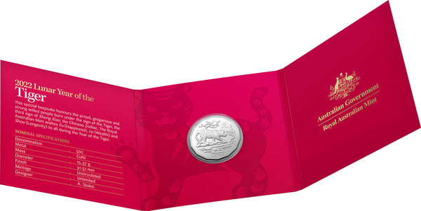 2022 50c Lunar Year of the Tiger