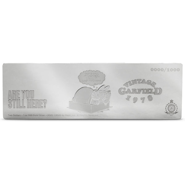 2025 Nickelodeon - Garfield 'I Hate Mondays' - 1oz Silver Coin - Nova Coins