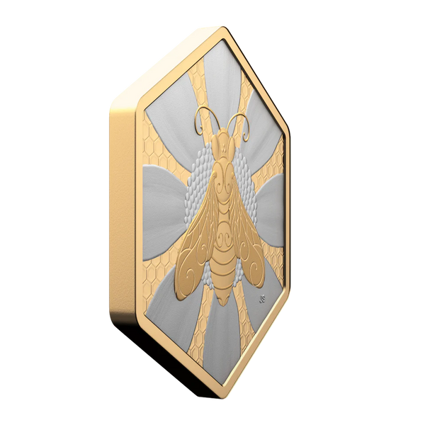 Nature’s Delight: Honey Bee 2025 1oz  Fine Silver Coin