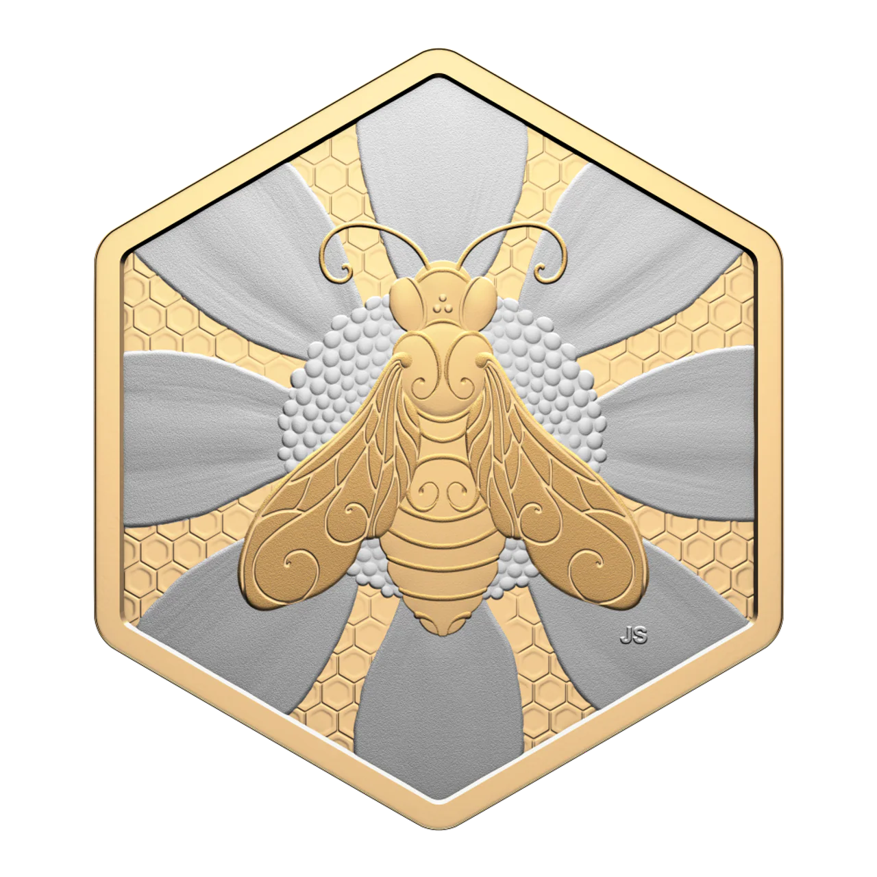 Nature’s Delight: Honey Bee 2025 1oz  Fine Silver Coin