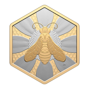 Nature’s Delight: Honey Bee 2025 1oz  Fine Silver Coin