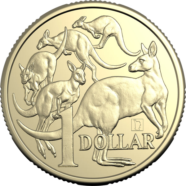 Perth ANDA Money Expo 2025 - 2025 $1 Mob of Roos with Perth Map Privy Mark