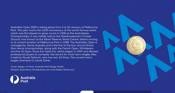 Brisbane Money Expo 2025 - Australian Open 2025 $2 PNC (Random Cover Design) ANDA