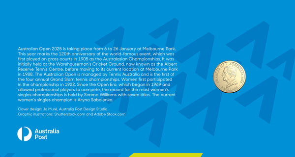 Brisbane Money Expo 2025 - Australian Open 2025 $2 PNC (Random Cover Design) ANDA