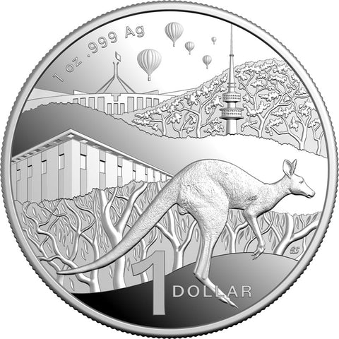 2025 $1 1 oz Fine Silver Proof Coin - Kangaroo Series