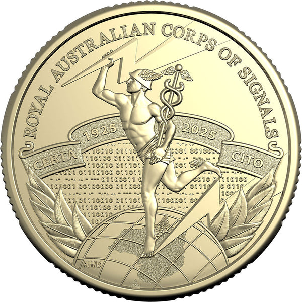 2025 Centenary of the Royal Australian Corps of Signals $1 Uncirculated Coin