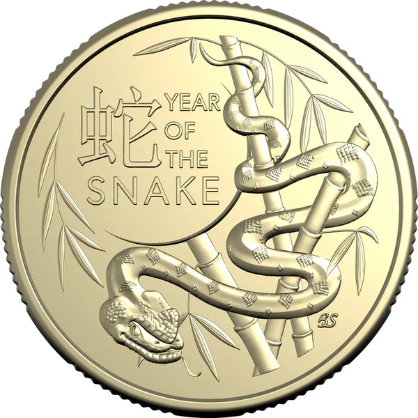 Lunar Series Year of the Snake 2025 $1 Uncirculated 2 Coin Set