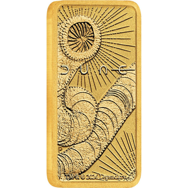 Dune 2026 1 gram Gold Minted Bar