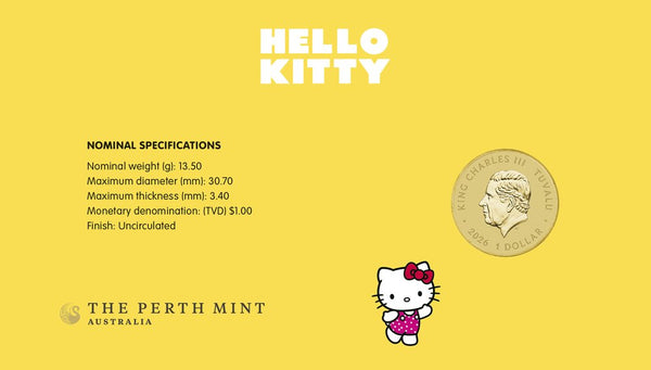 Hello Kitty 2026 Stamp and Coin Cover