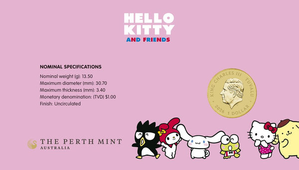 Hello Kitty and Friends 2026 Stamp and Coin Cover