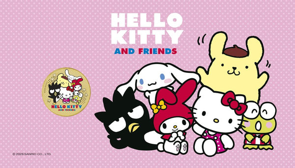 Hello Kitty and Friends 2026 Stamp and Coin Cover