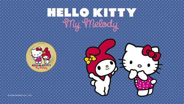 Hello Kitty and My Melody 2026 Stamp and Coin Cover