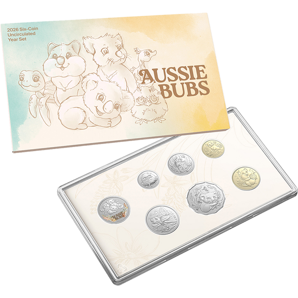 2026 Six Coin Uncirculated Aussie Bubs Baby Year Set