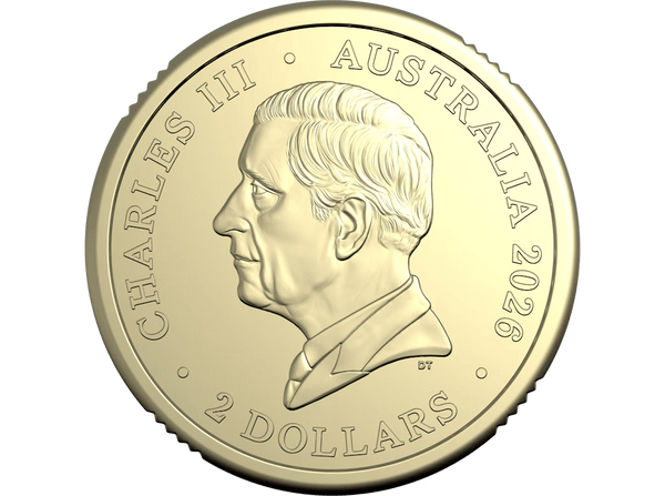 2026 Dawn Service $2 C Mintmark Colour Uncirculated Coin