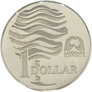 1993 Landcare $1 Silver Proof in box