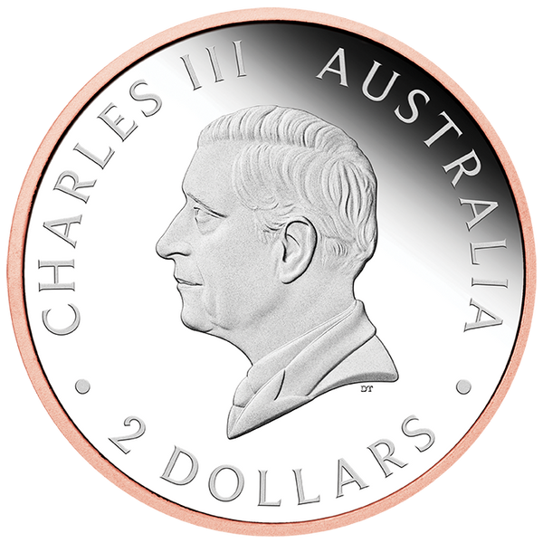 Wedge-tailed Eagle 2025 2oz Silver Proof Rose Gold Gilded Ultra Coin