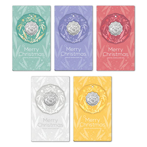 2020 Christmas Festive Florals 50c UNC - Set of 5