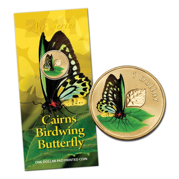 2011 1 Dollar Uncirculated Coin Air Series Birdwing Butterfly