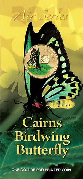 2011 1 Dollar Uncirculated Coin Air Series Birdwing Butterfly
