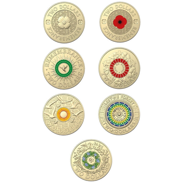 2023 14 Coin Collection – Fourteen $2 Set 35th Anniversary Two Dollar Coins RAM