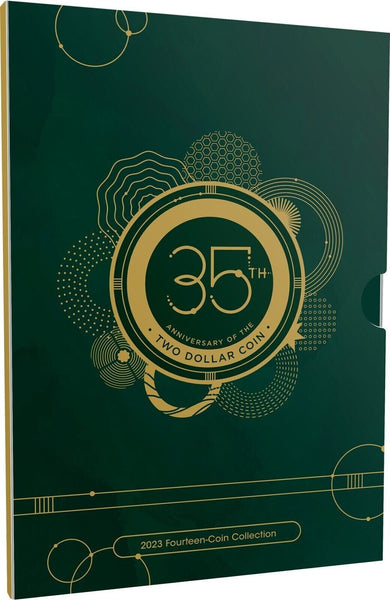 2023 14 Coin Collection – Fourteen $2 Set 35th Anniversary Two Dollar Coins RAM