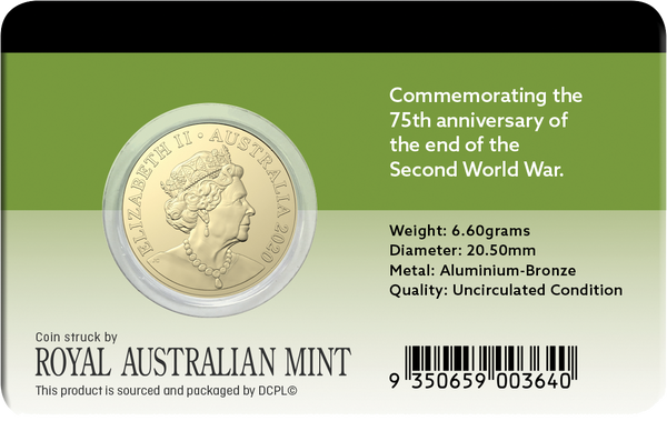 2020 75th Anniversary of the End of WWII UNC Coin Pack